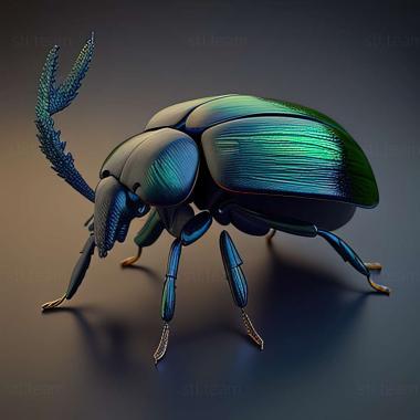 3D модель Calosoma atrovirens (STL)